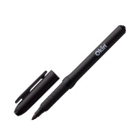 Okin Permanent Marker with Grip Fine Black